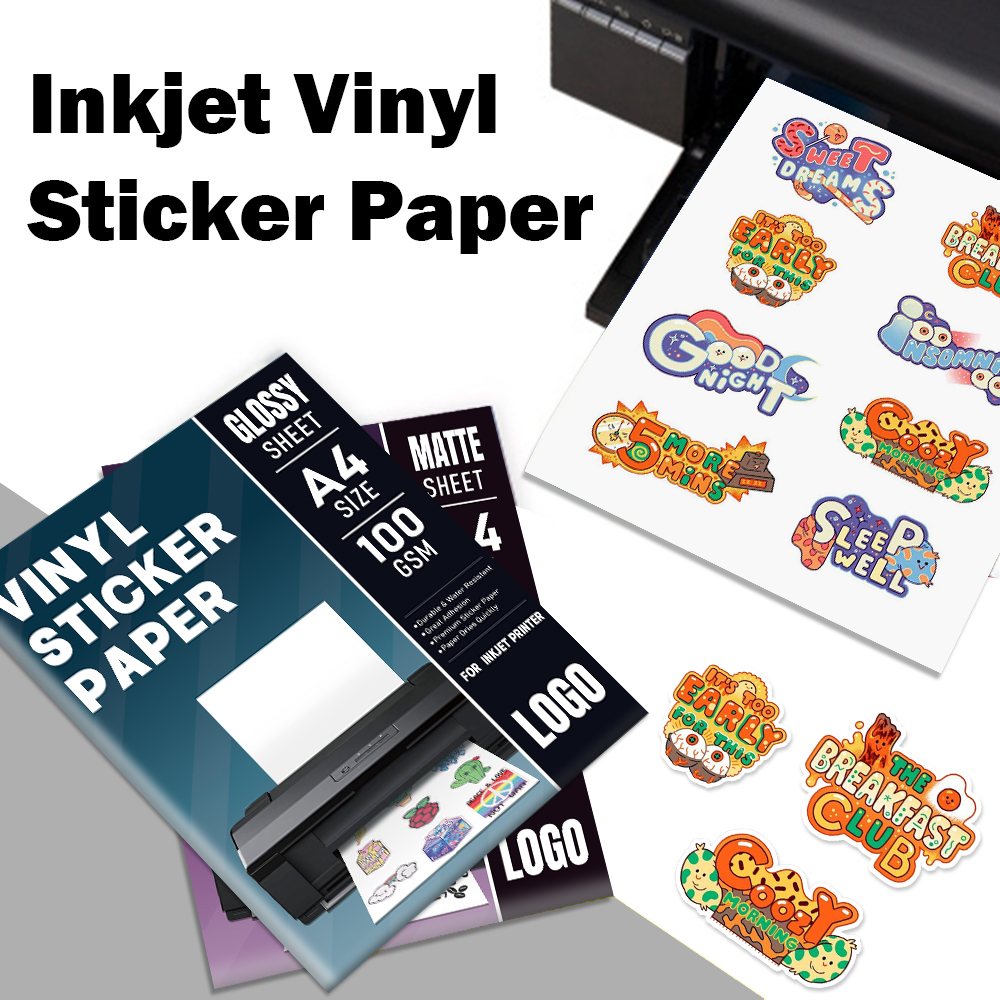 Papel adhesivo de vinilo A4