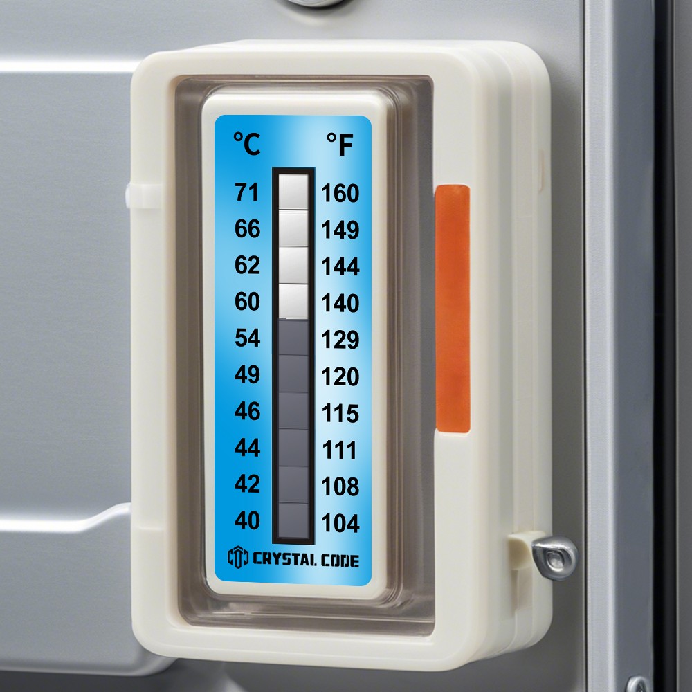 Etiqueta indicadora de temperatura irreversible