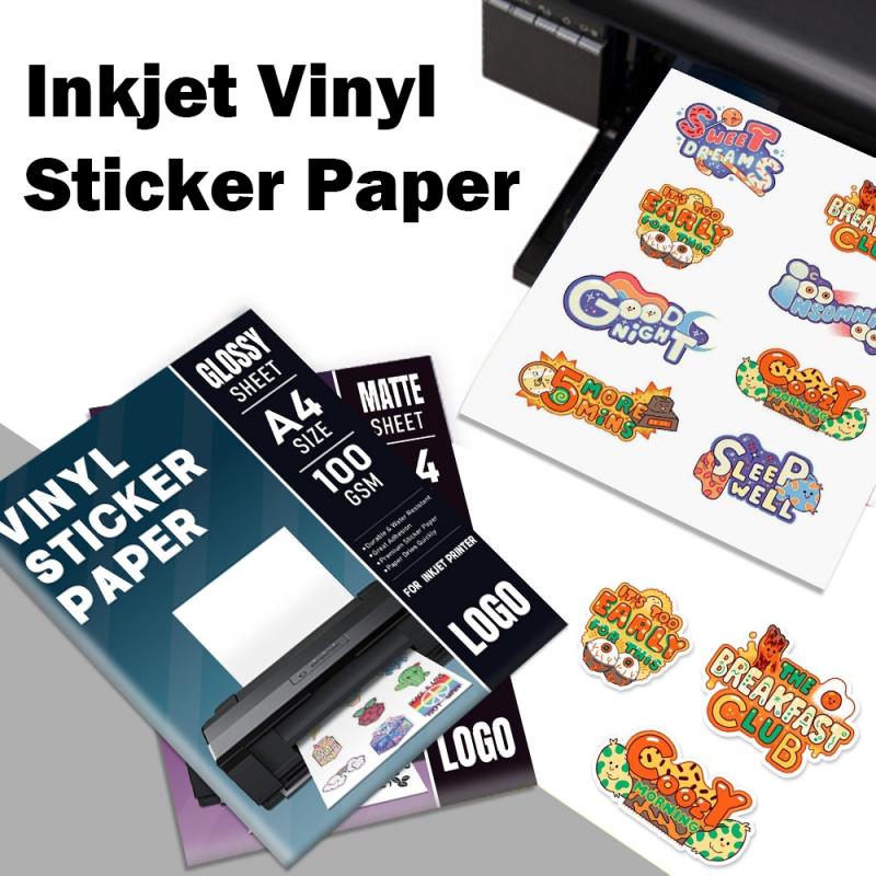 Papel adhesivo de vinilo A4