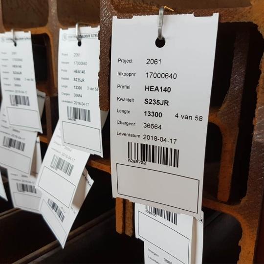 Etiqueta indicadora de temperatura