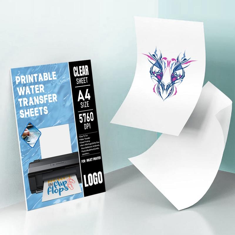 Papel de impresora de transferencia de agua
