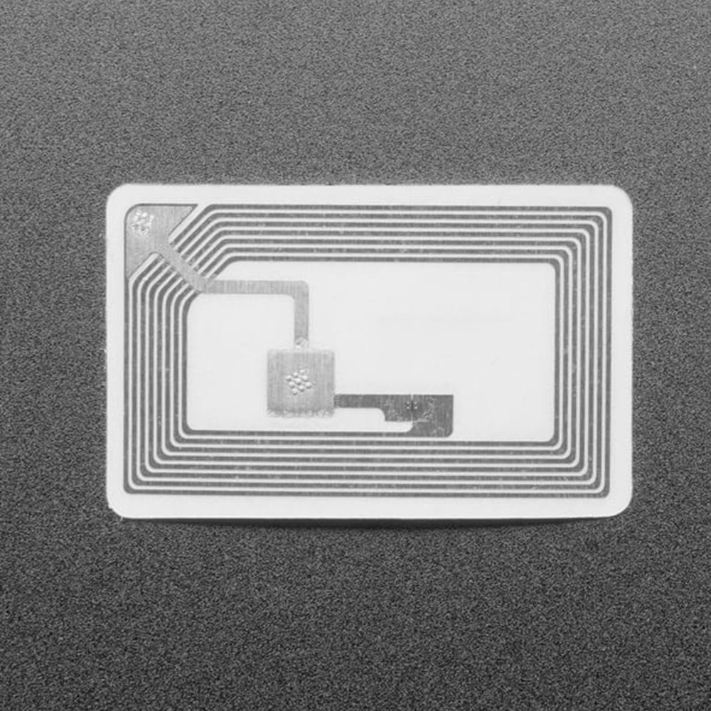 Pegatina RFID rectangular
