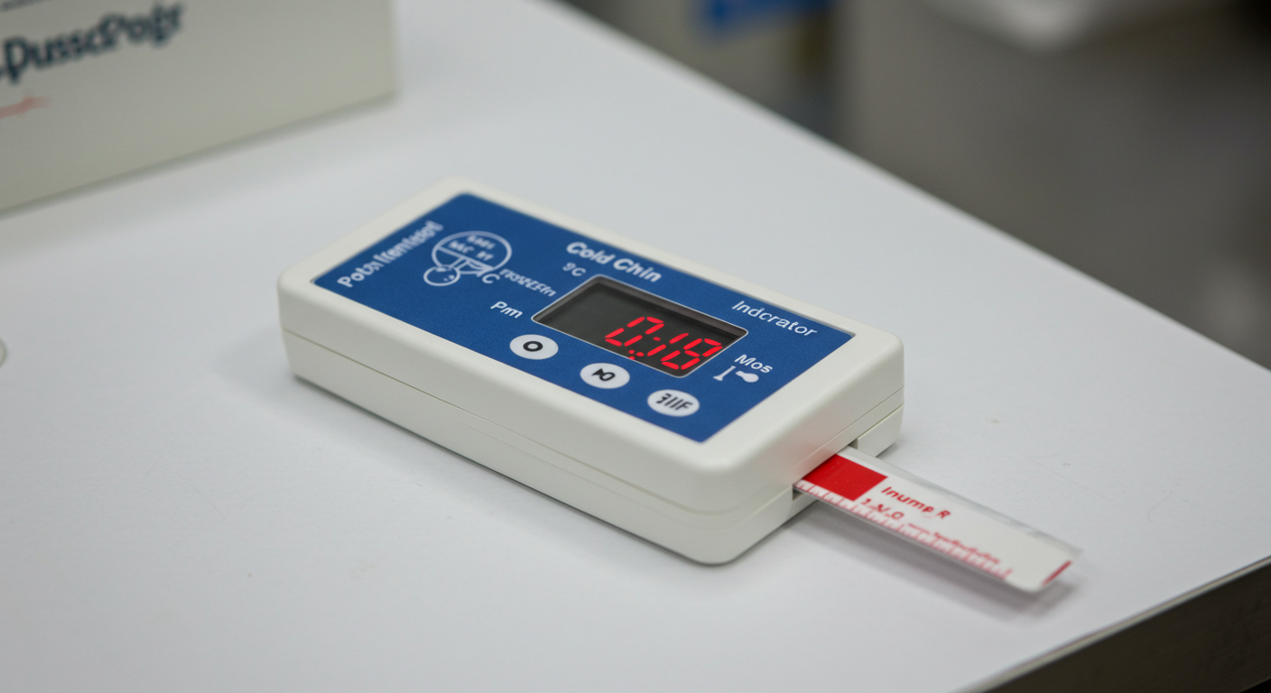 Indicador de temperatura de la cadena de frío