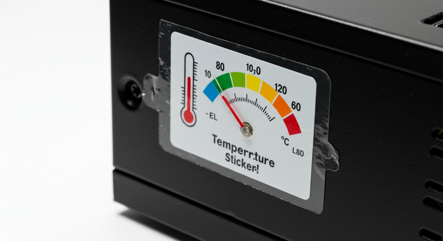 Etiqueta de temperatura electrónica