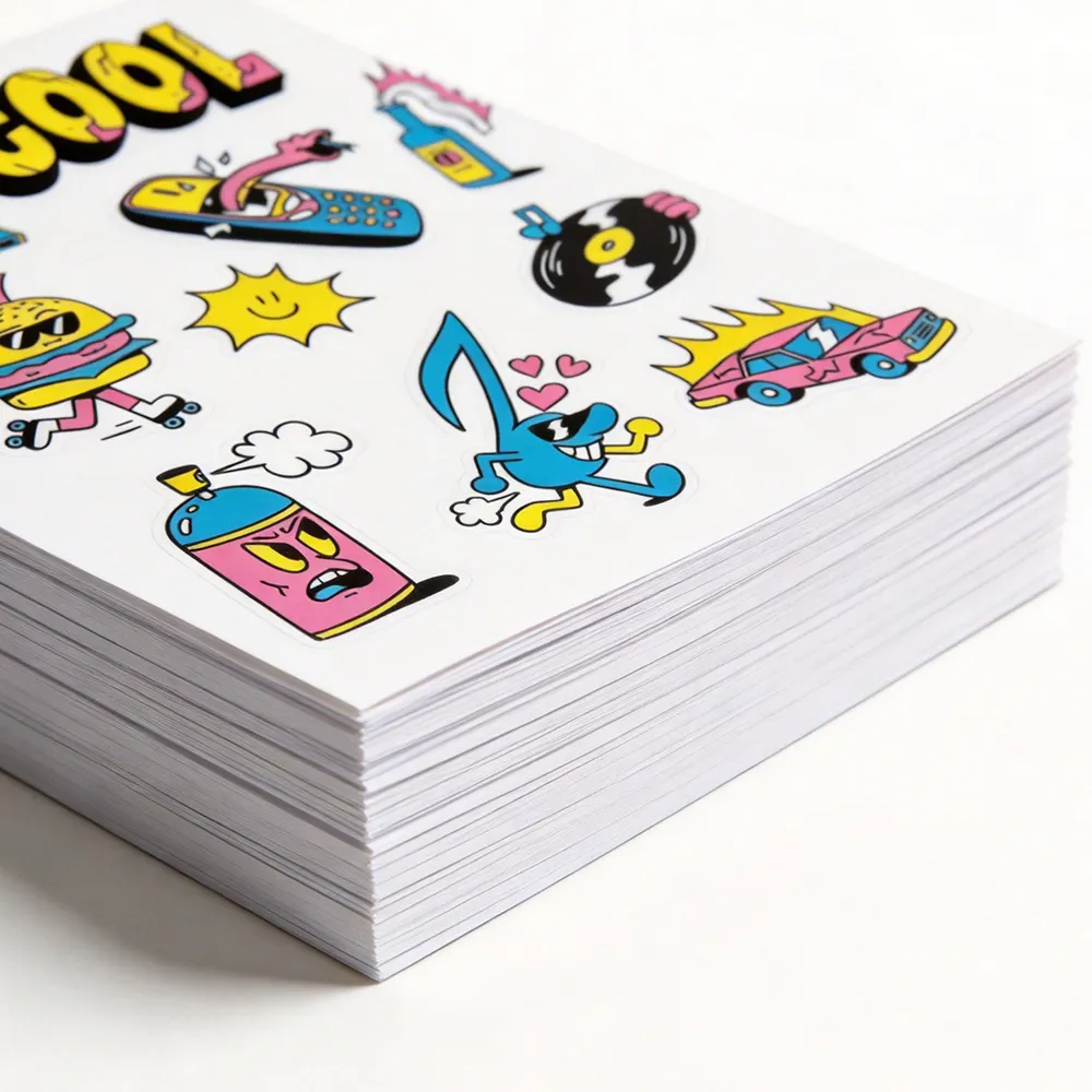 Papel adhesivo vinilino imprimible a granel