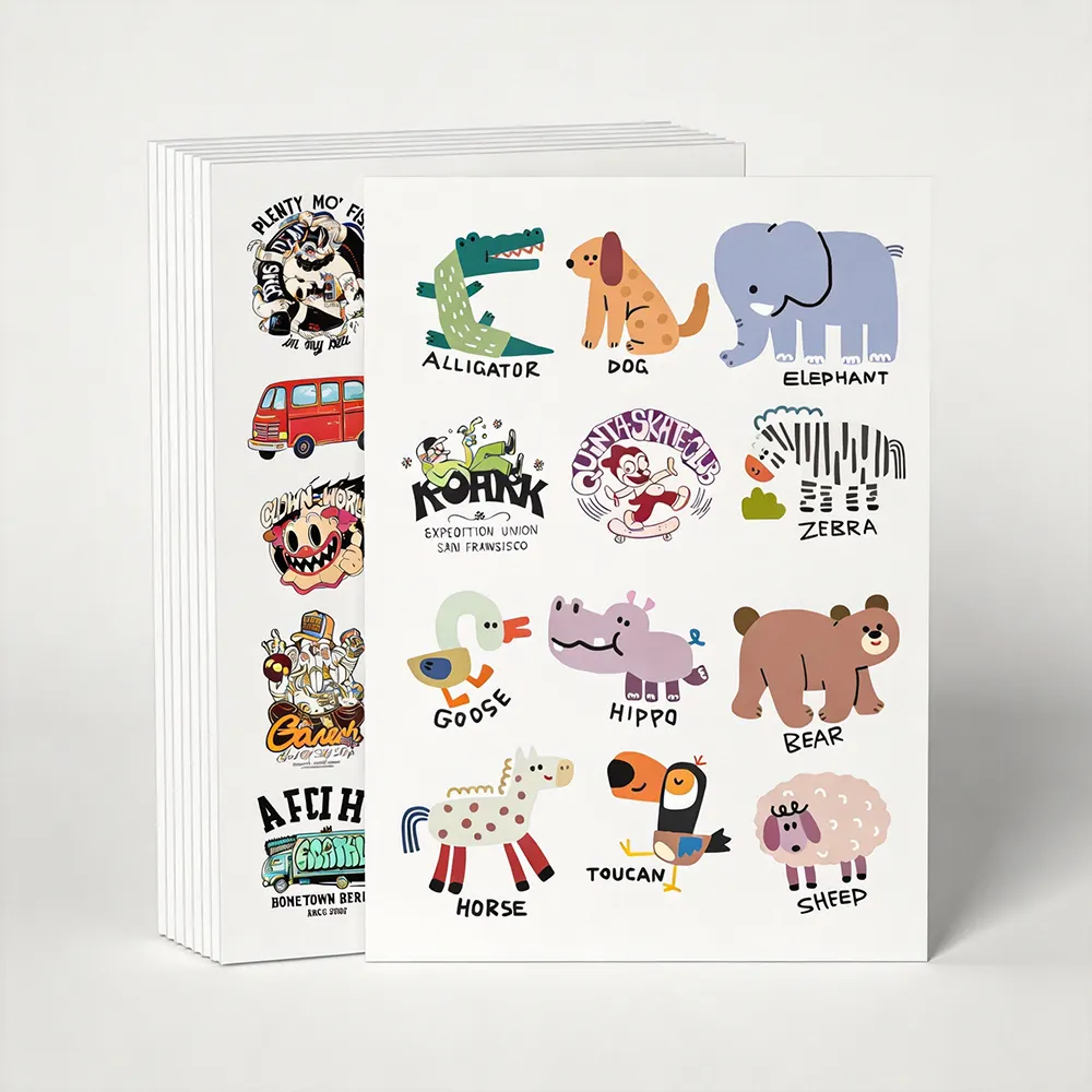 Papel adhesivo de vinilo liso