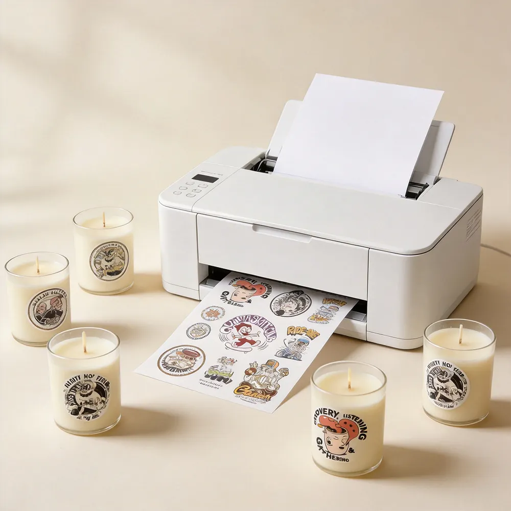 Hojas de vinilo para velas