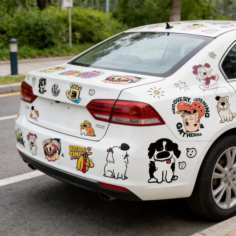 Papel adhesivo de vinilo para coches