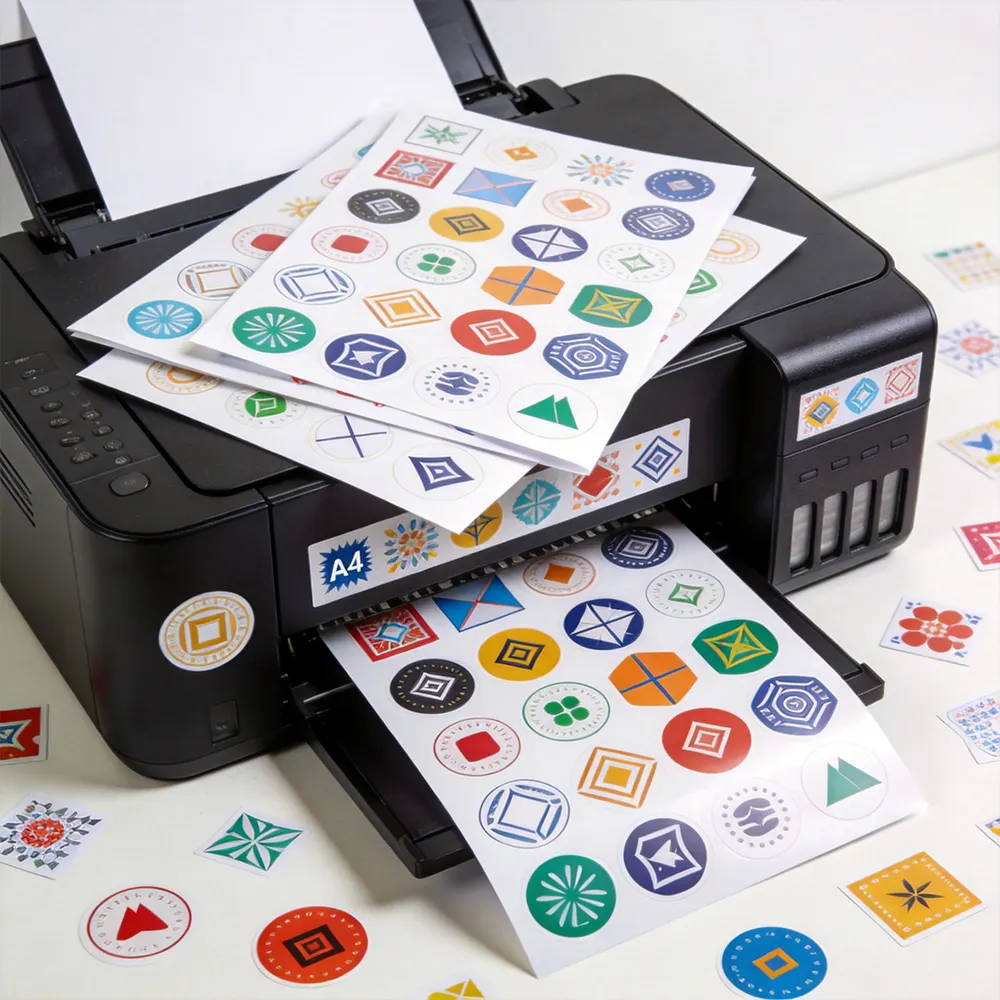 Pegatinas de vinilo con logotipos personalizados