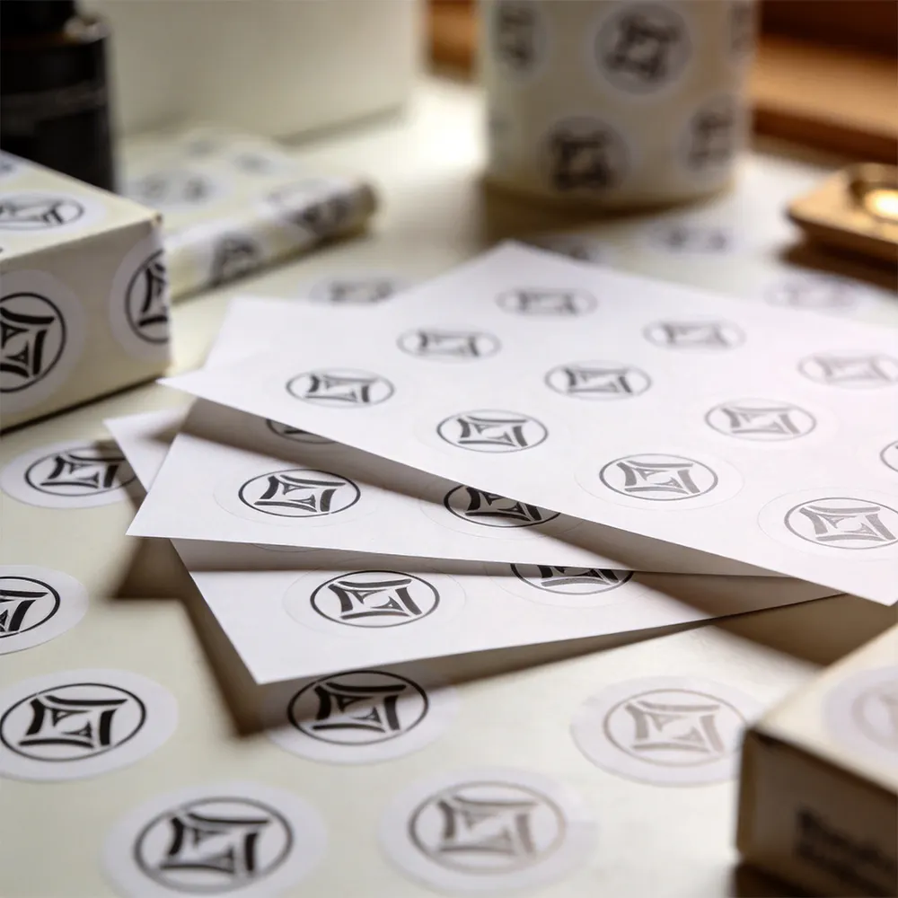 Hojas de pegatinas imprimibles con logotipos