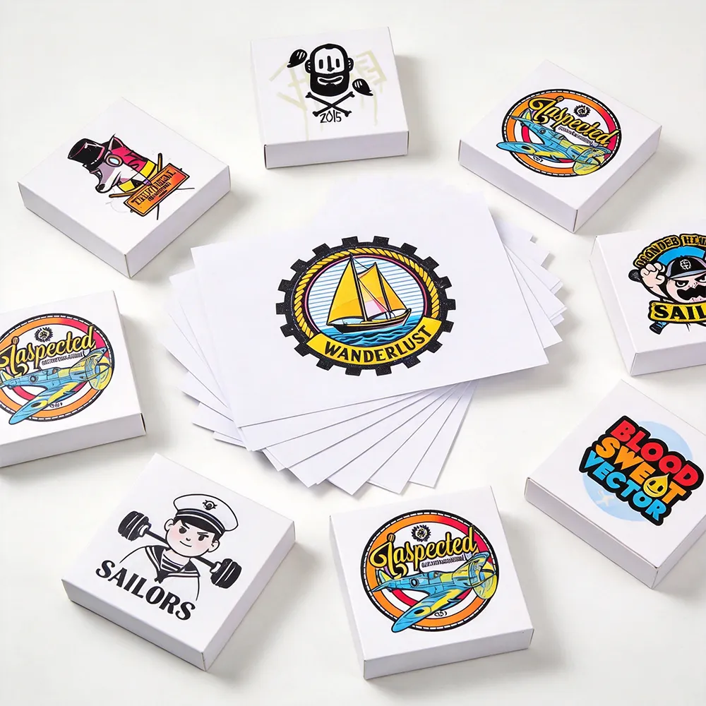 Hojas personalizadas de pegatinas de embalaje