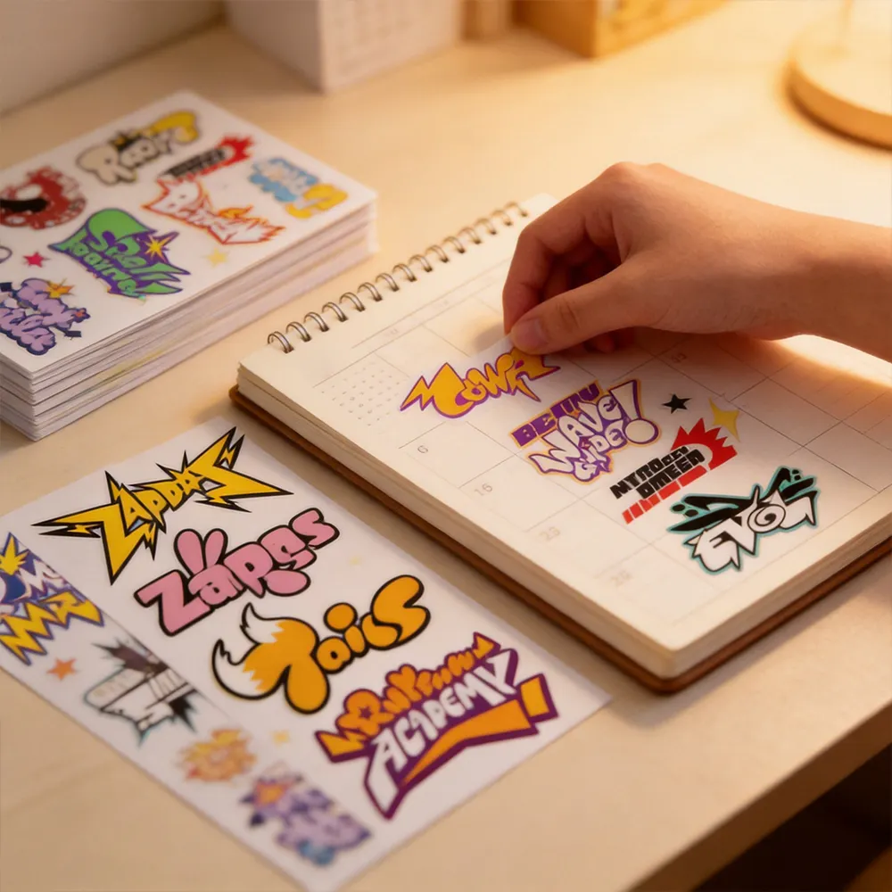 Papel vinílico pegatina para planificador