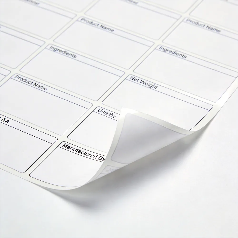 Etiquetas personalizadas de productos Vinilo
