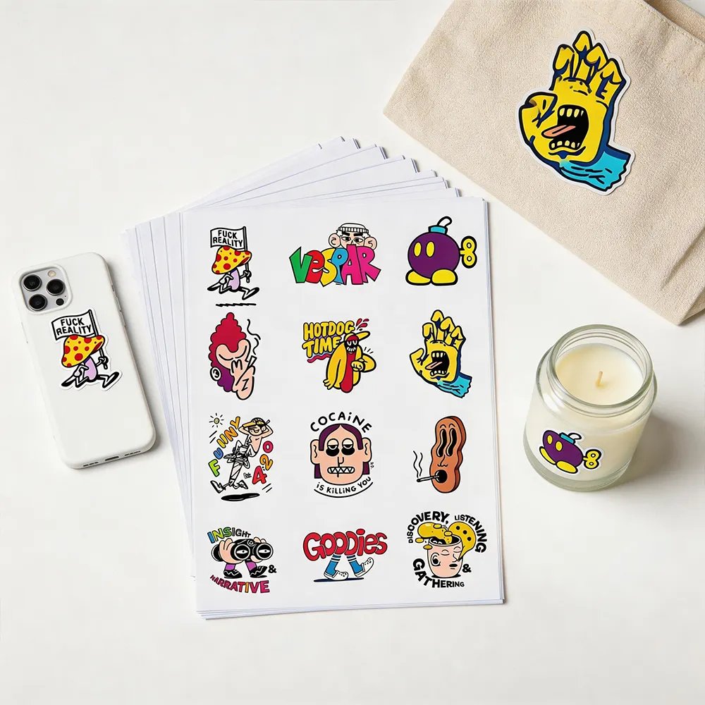 Papel de etiqueta para inyección de tinta