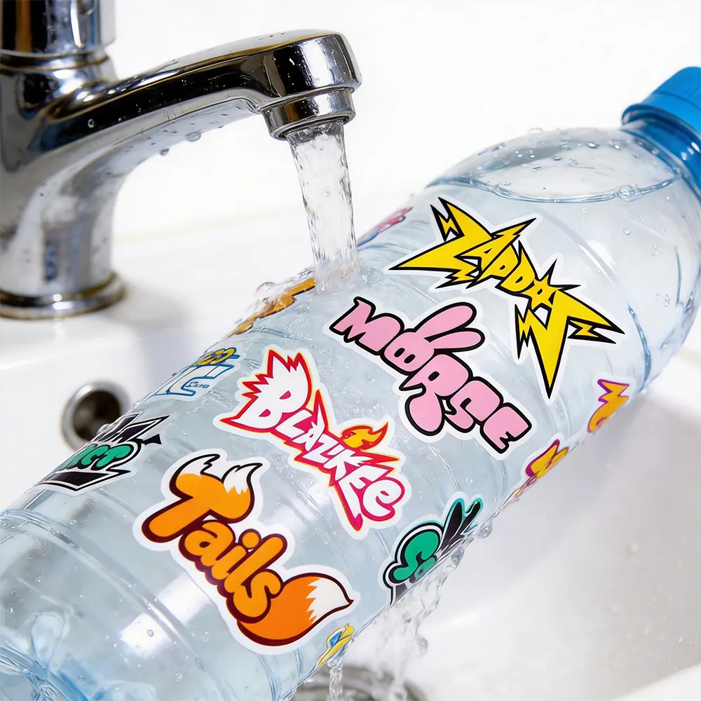 Hojas de pegatinas imprimibles para botellas