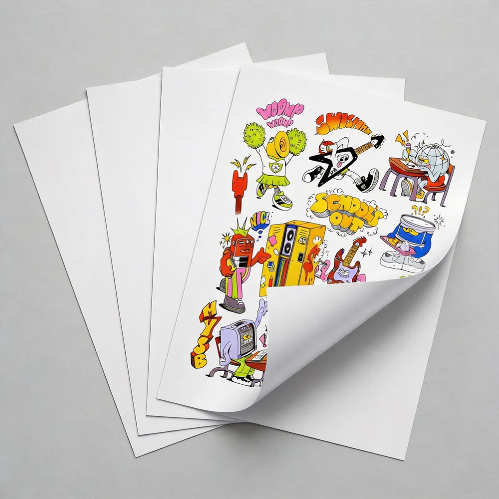 Vinil con pegatinas imprimibles