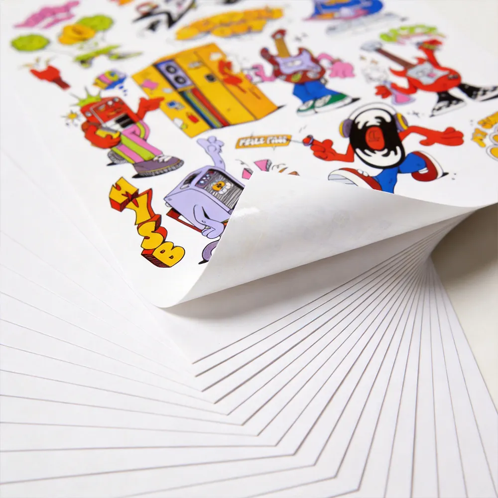 Papel vinílico reposicionable