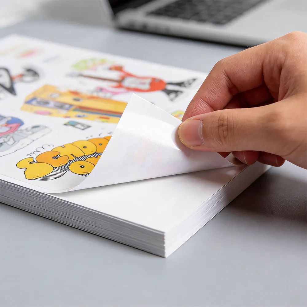 Papel adhesivo de vinilo imprimible