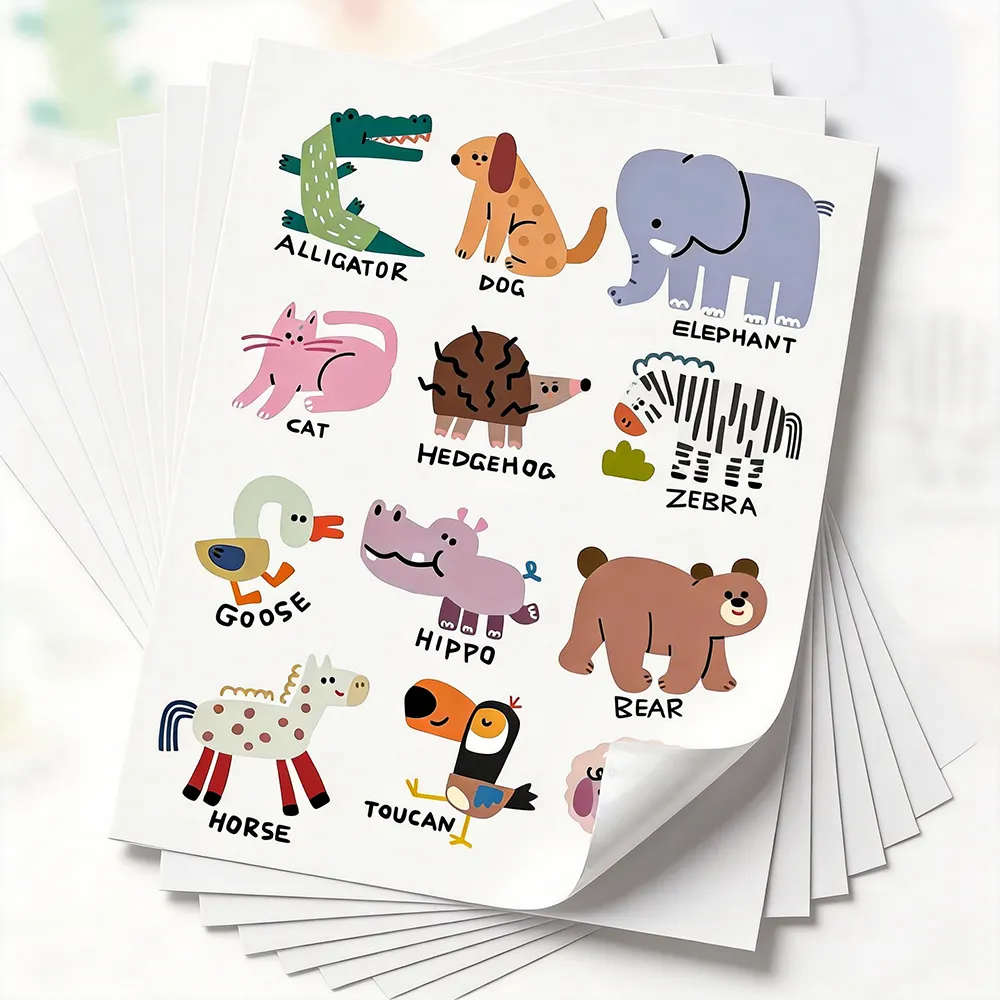Papel adhesivo de vinilo imprimible