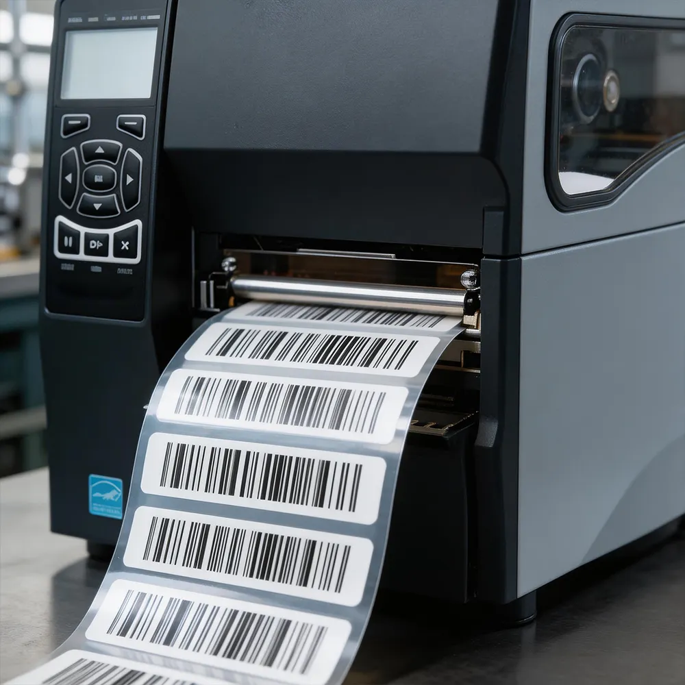 Etiqueta de código de barras para neumáticos de automóviles