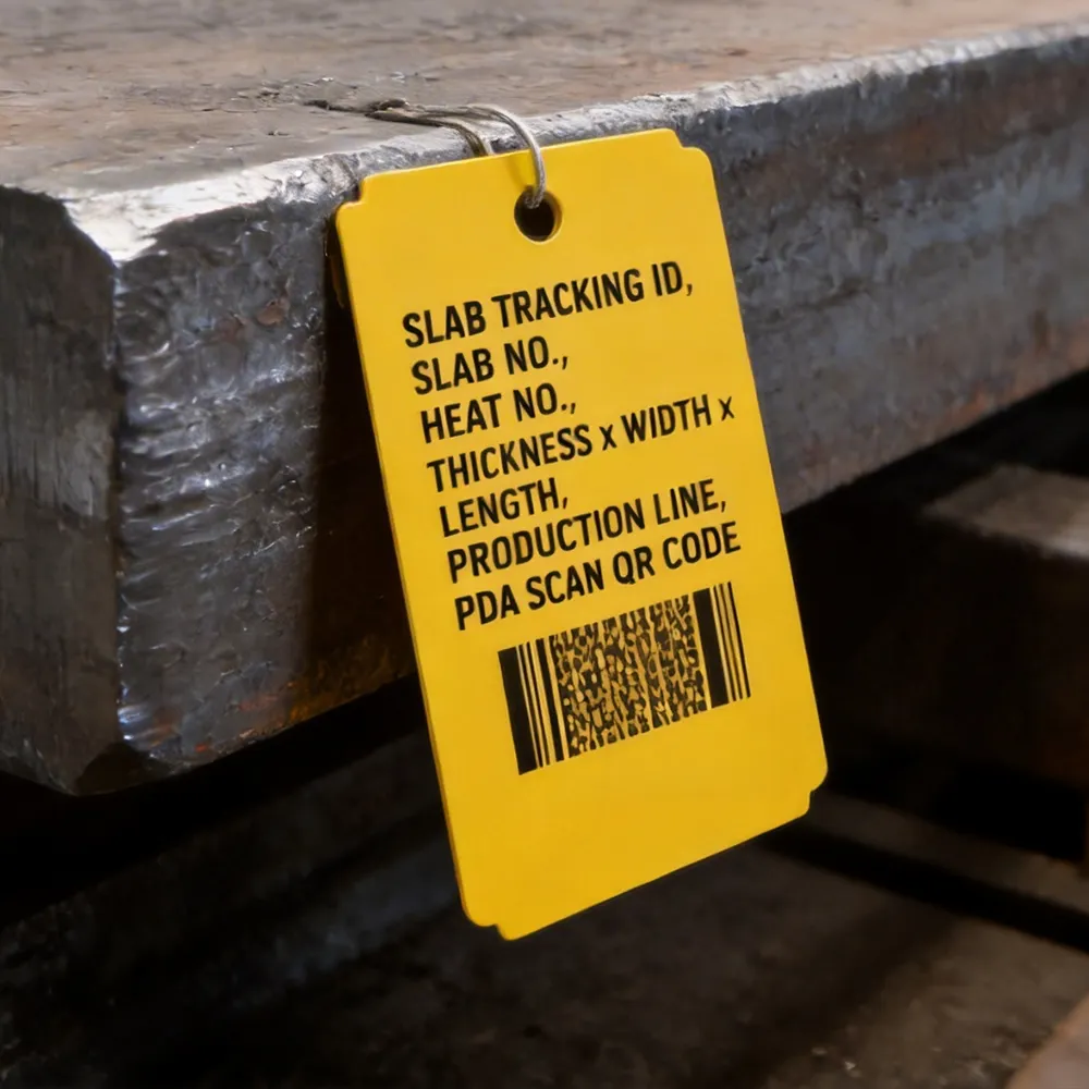 Etiquetas de identificación de seguimiento de aluminio