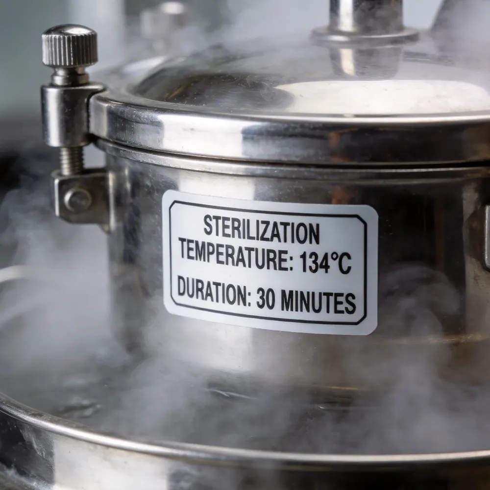 Etiquetas resistentes a autoclaves