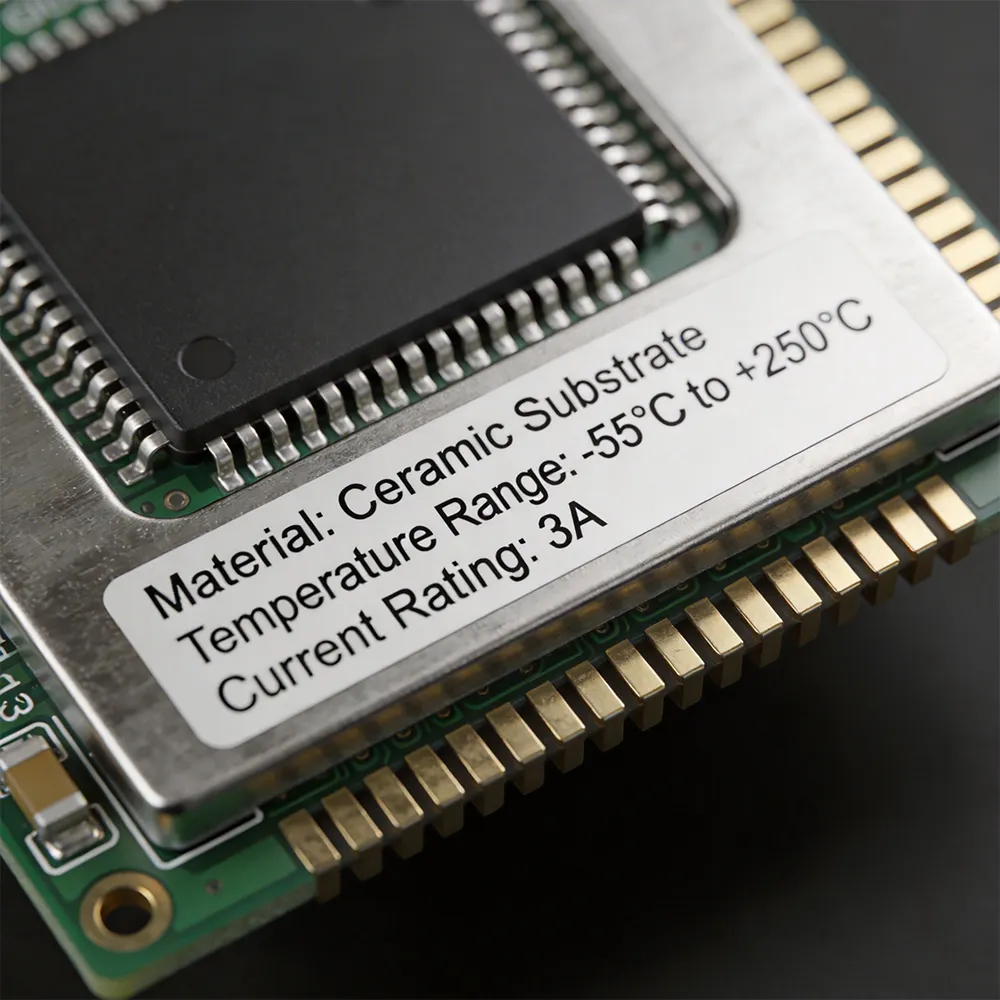 Etiquetas de codificación térmica de semiconductores