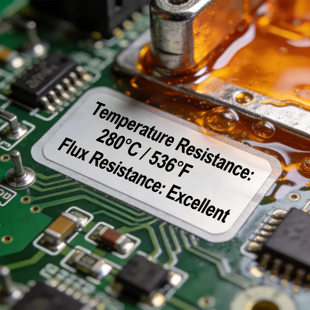 Etiquetas de seguimiento de fabricación de PCB