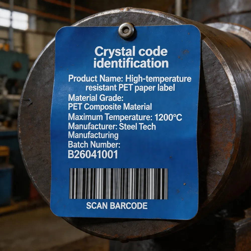 Etiquetas de identificación por calor metálico