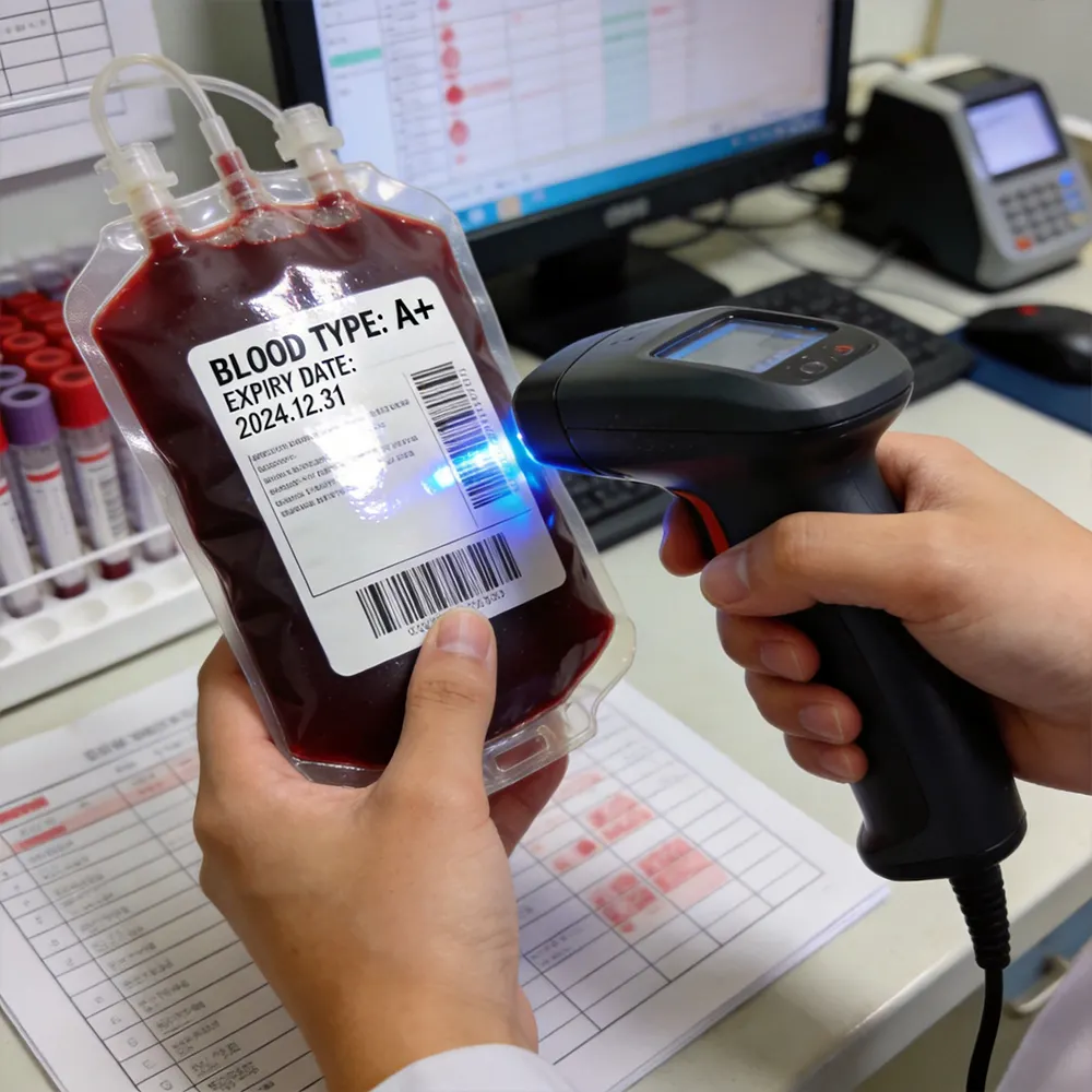 Identificación de unidades de sangre