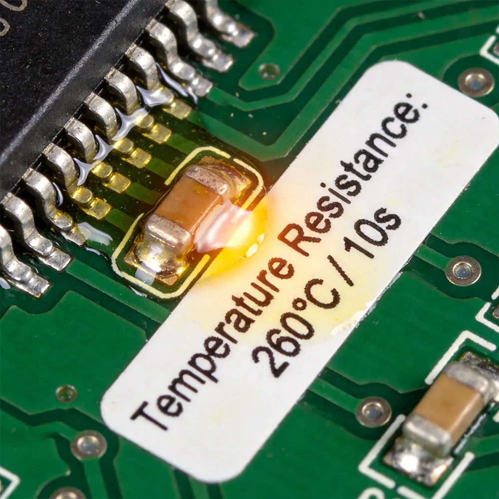 Etiquetas de componentes de la PCB