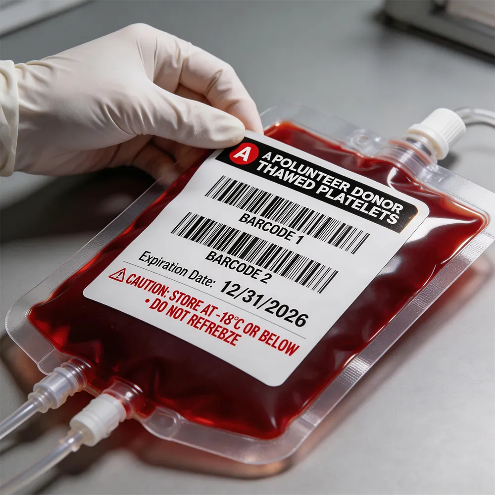 Etiqueta de seguimiento hospitalaria