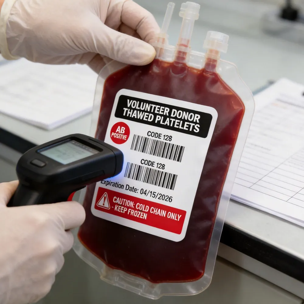 Etiquetas de almacenamiento en frío