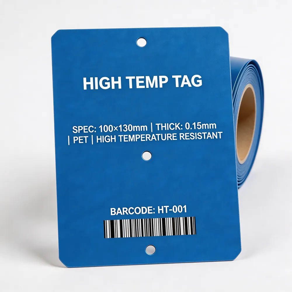 Etiquetas de acero inoxidable para altas temperaturas