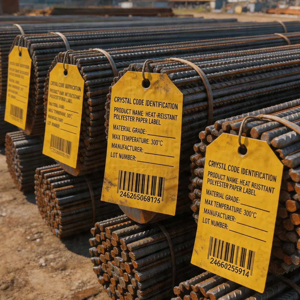 Etiquetas de manipulación de metales