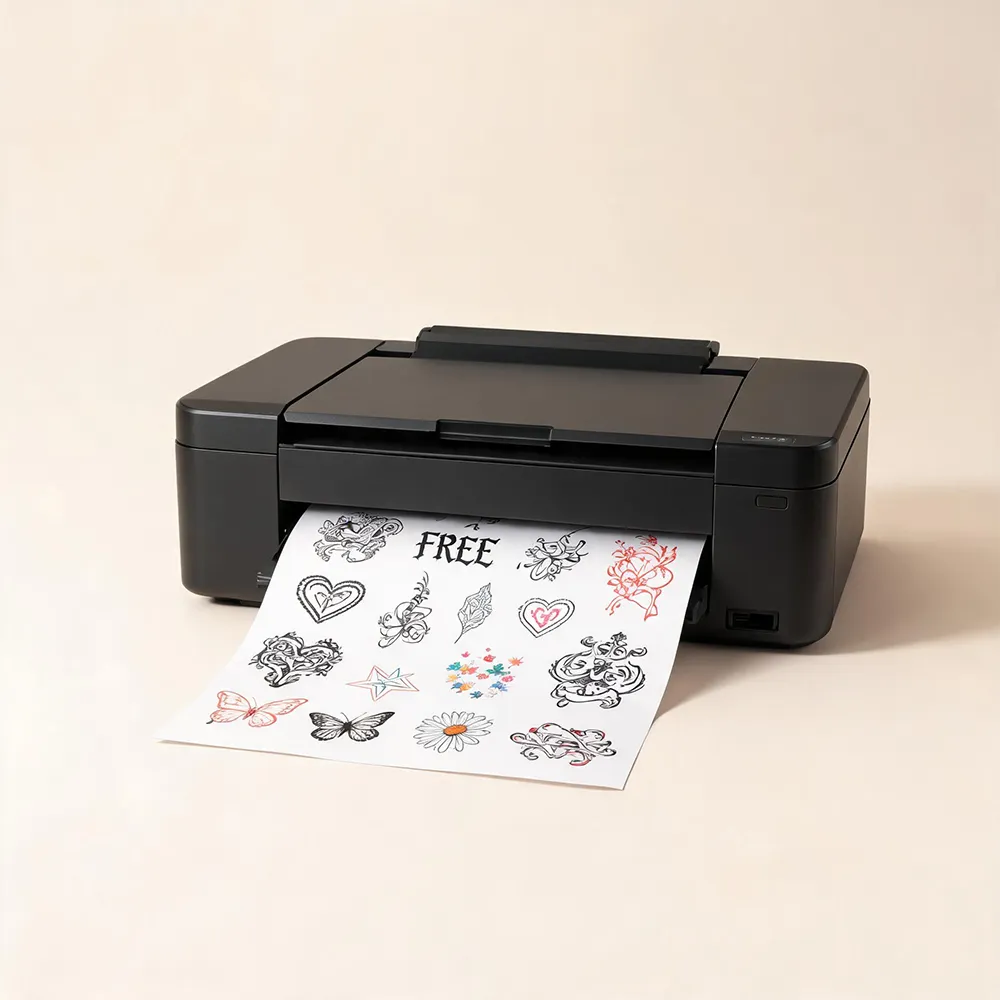 Papel de tatuaje imprimible para impresora de inyección de tinta