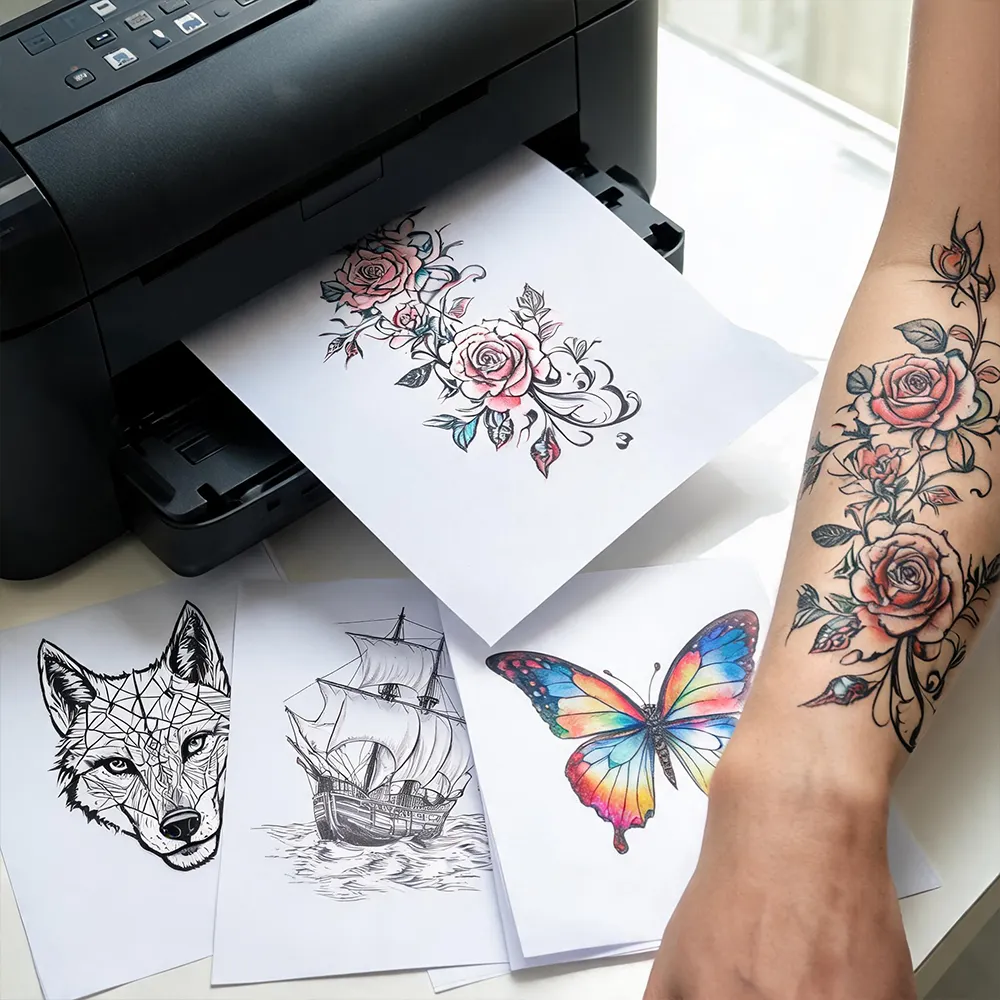 Papel de tatuaje imprimible para impresora de inyección de tinta