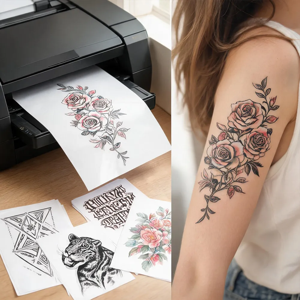 Papel de tatuaje imprimible para impresora de inyección de tinta