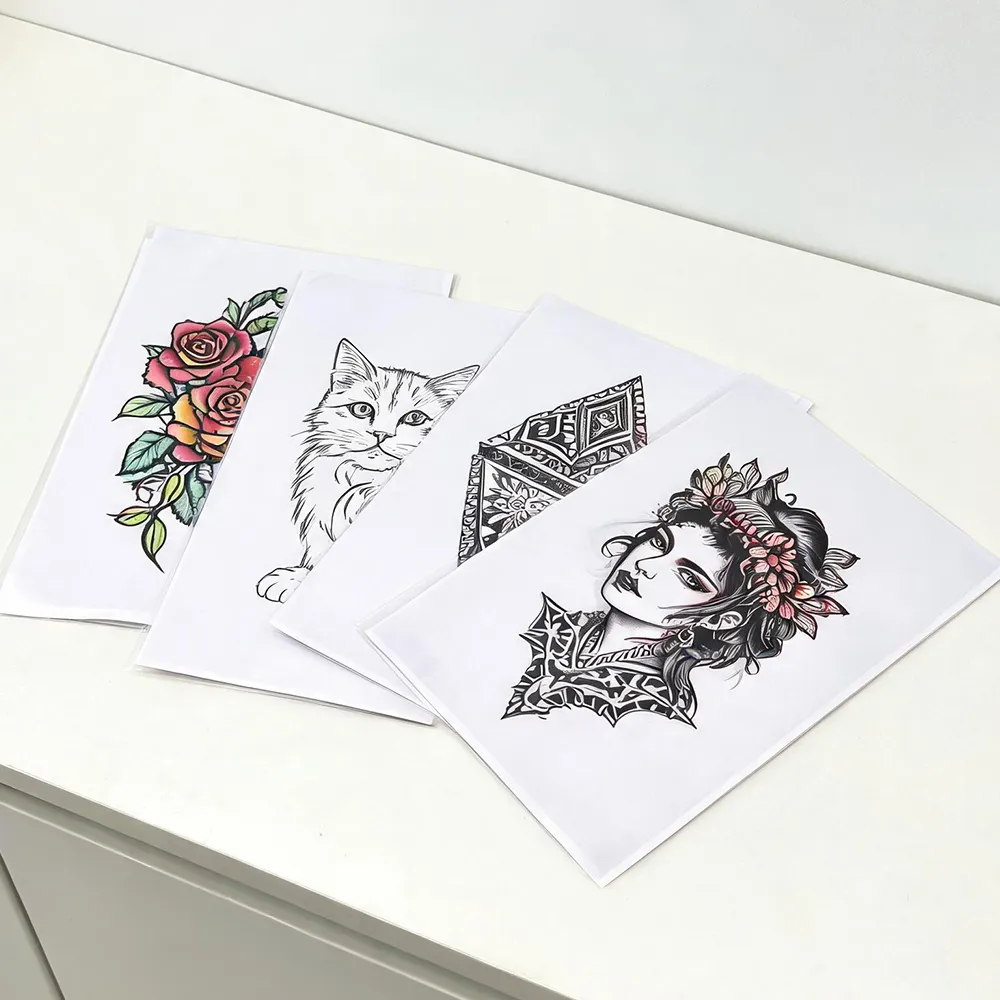 Papel de tatuaje para salones de belleza