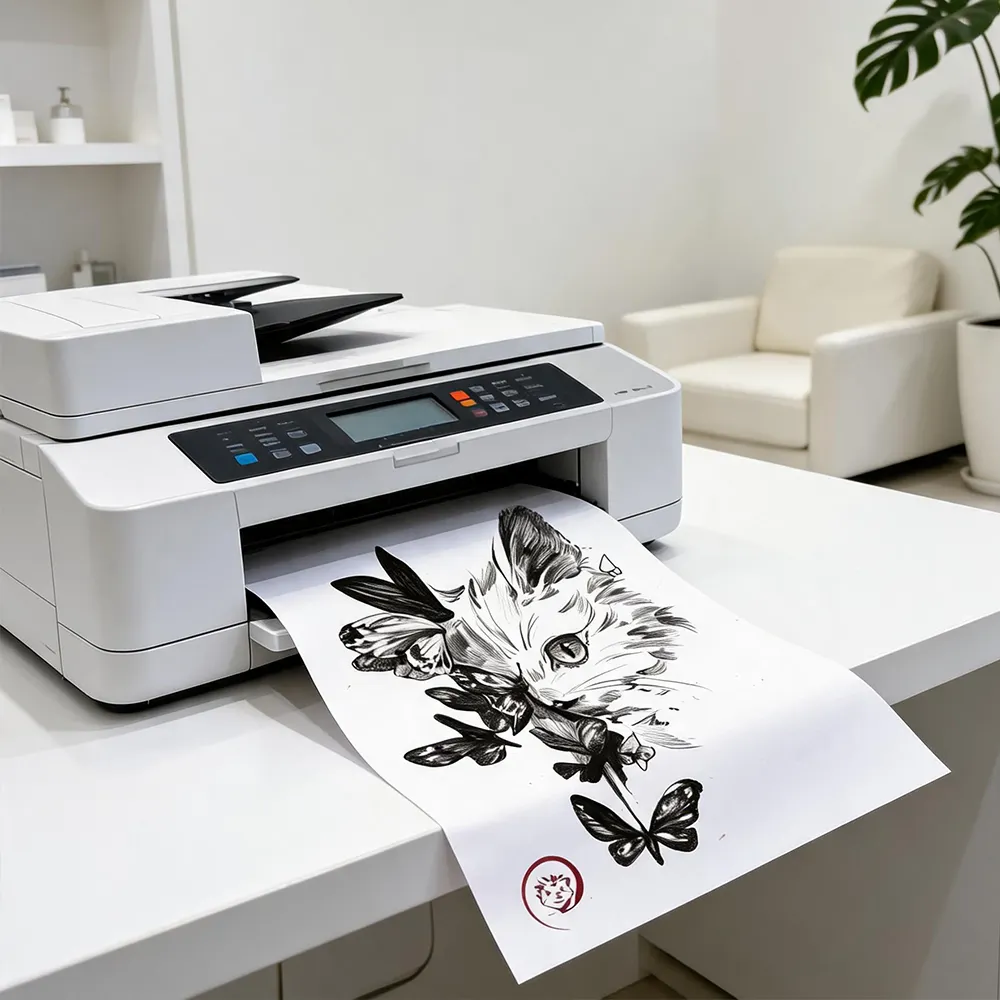 Papel de tatuaje para salones de belleza