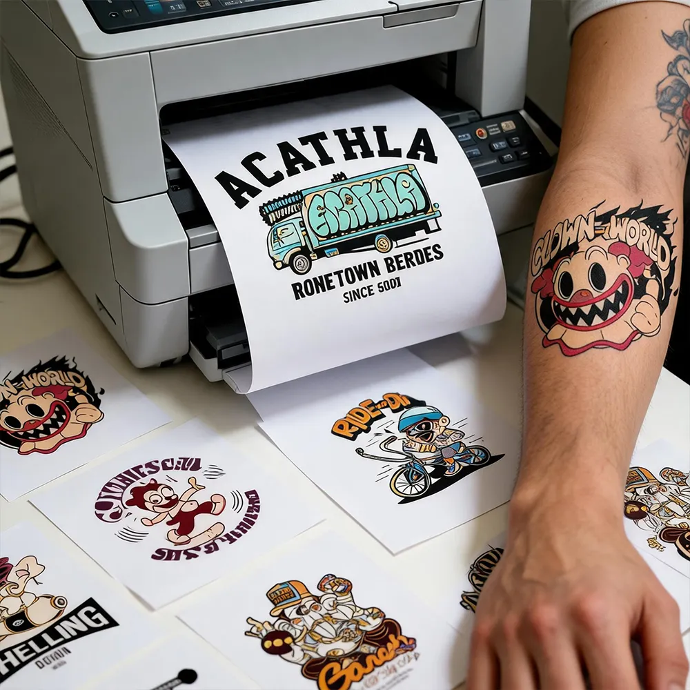 El mejor papel imprimible para tatuar