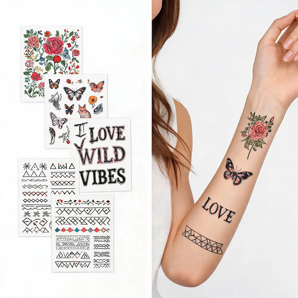 papel de transferencia de tatuajes en blanco