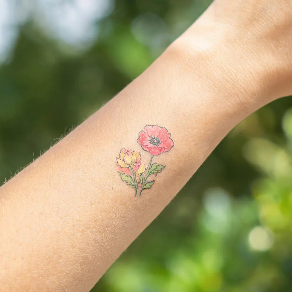 papel de transferencia de tatuajes en blanco