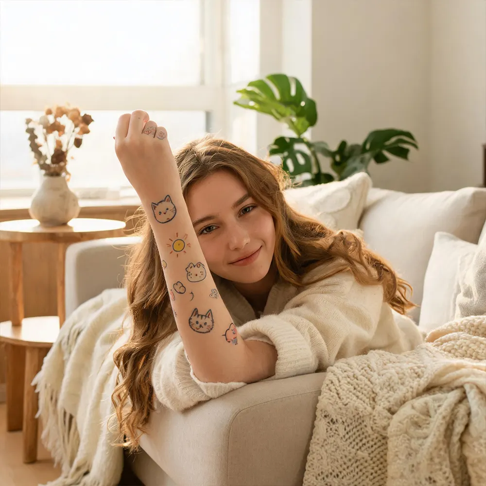 Pegatinas de tatuajes de juguetes para niños