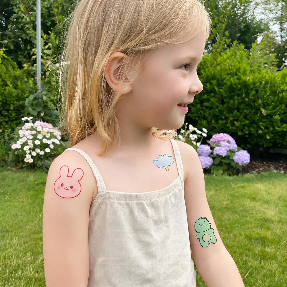 Pegatinas de tatuajes de juguetes para niños