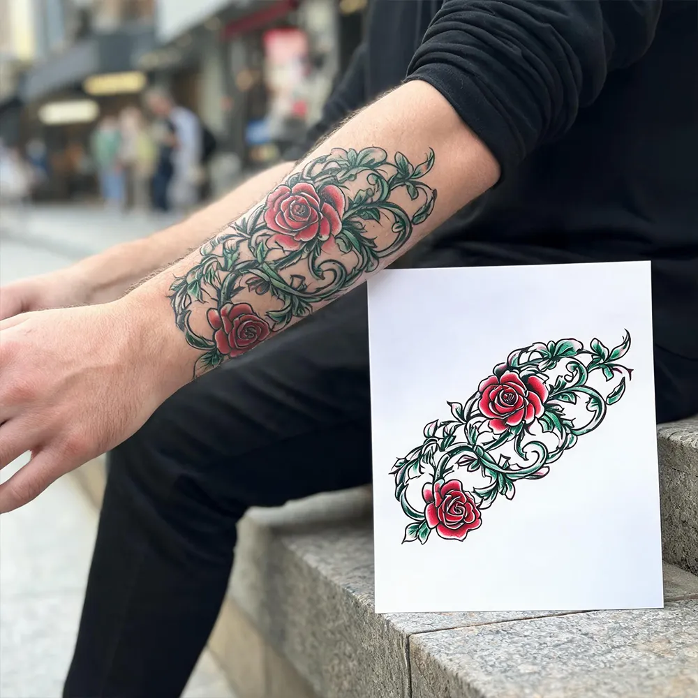 Papel transparente para tatuajes
