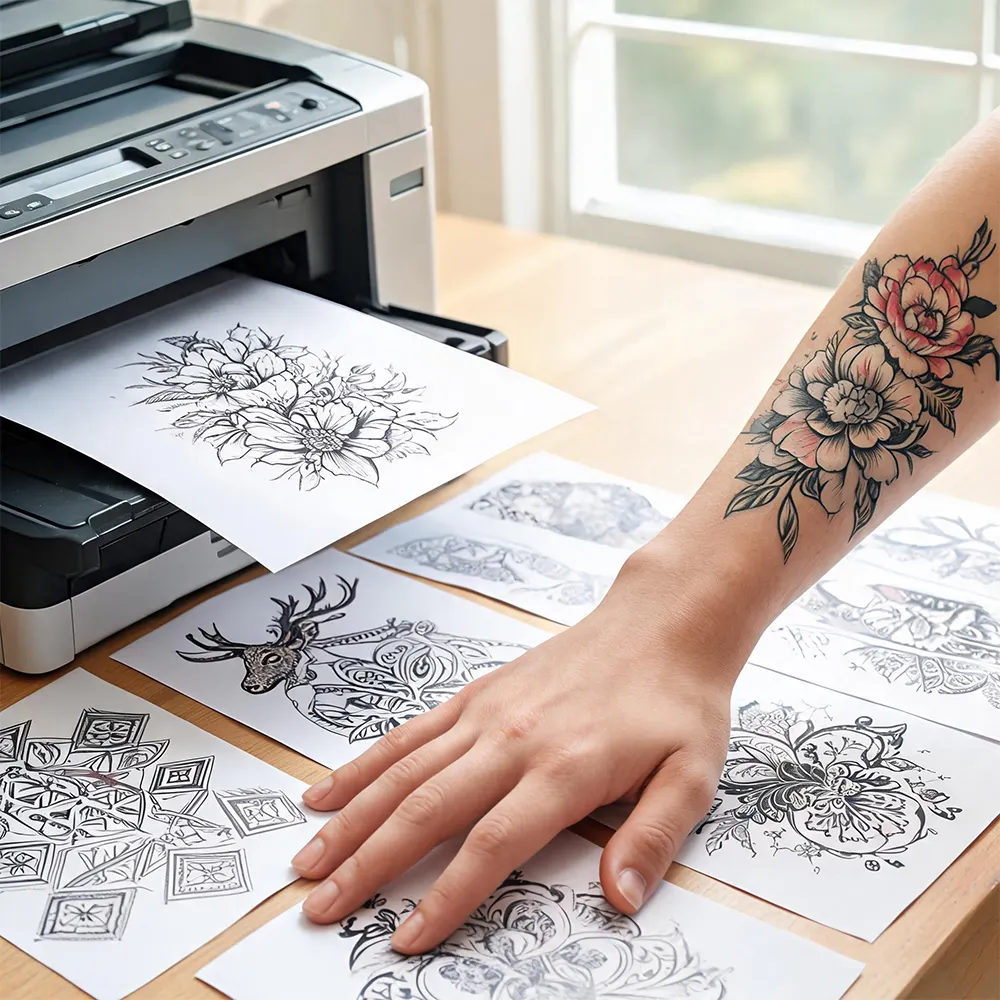 papel de tatuaje de grado cosmético