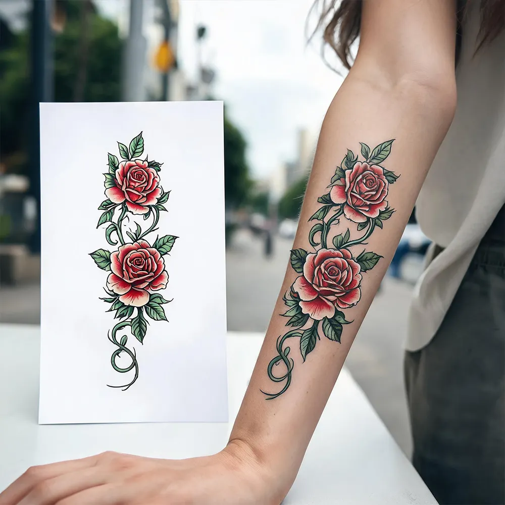 Papel de tatuaje de aplicación fácil