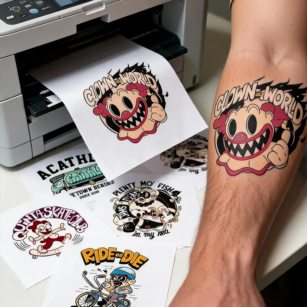 Fácil quitar papel para tatuar