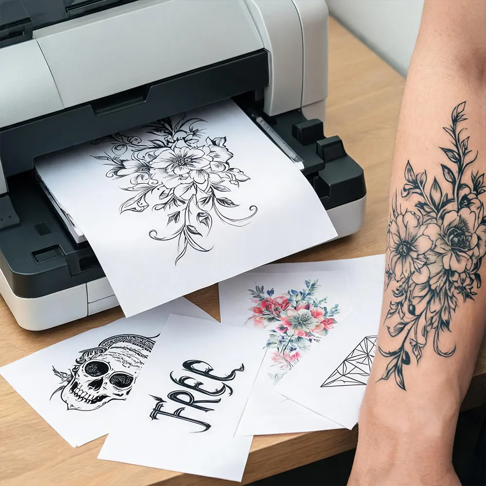 Papel de tatuaje ecológico